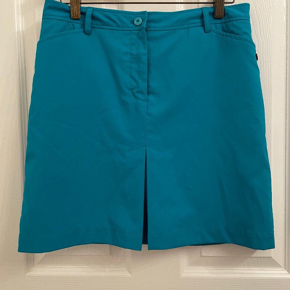 Cracked Wheat Skort Green / Teal Skirt White Shorts Active Tennis Golf size 2